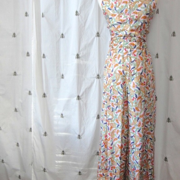 1970’s Vintage Pastel Paisley Jumpsuit- Bergdorf Goodman On The Plaza New York - Picture 4 of 5